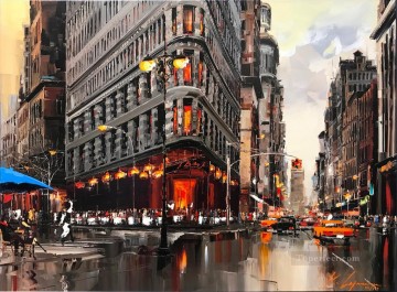 ニューヨーク3都市 カル・ガジューム Oil Paintings